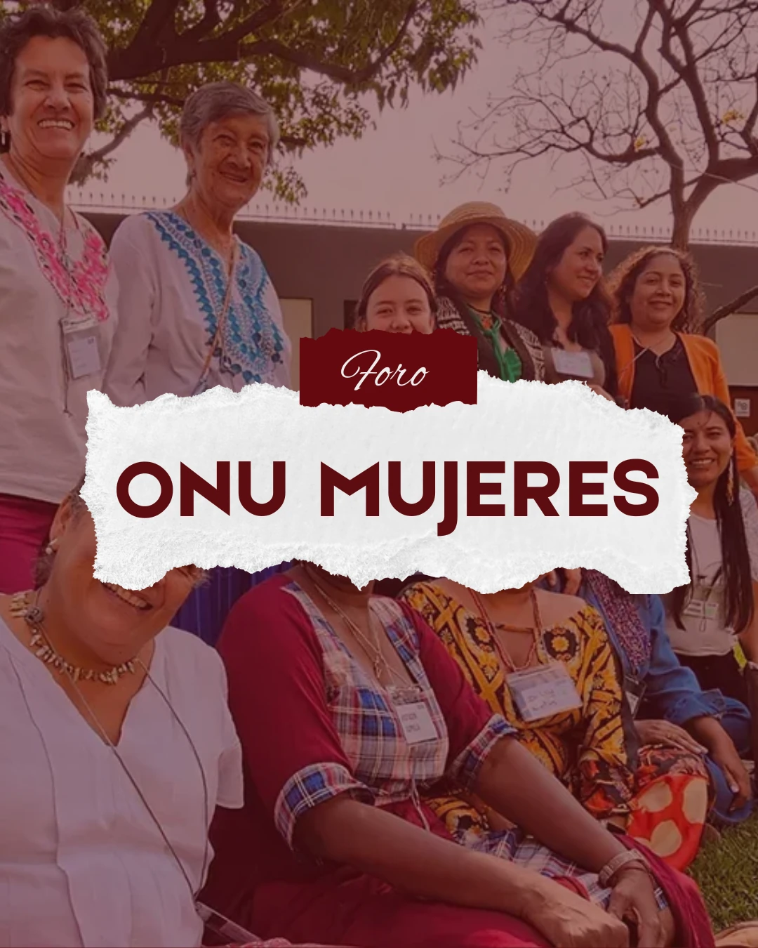 Portada del Foro ONU Mujeres