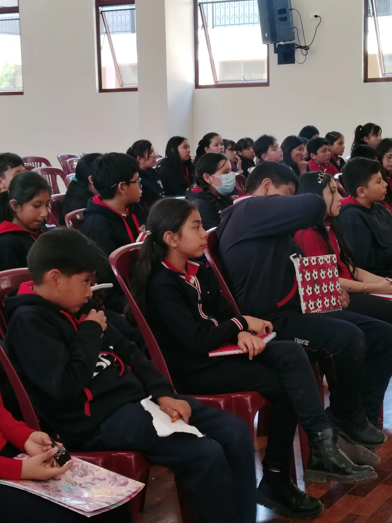 Delegados participando en una simulación de foro del Mini ESCJMUN, imagen 13